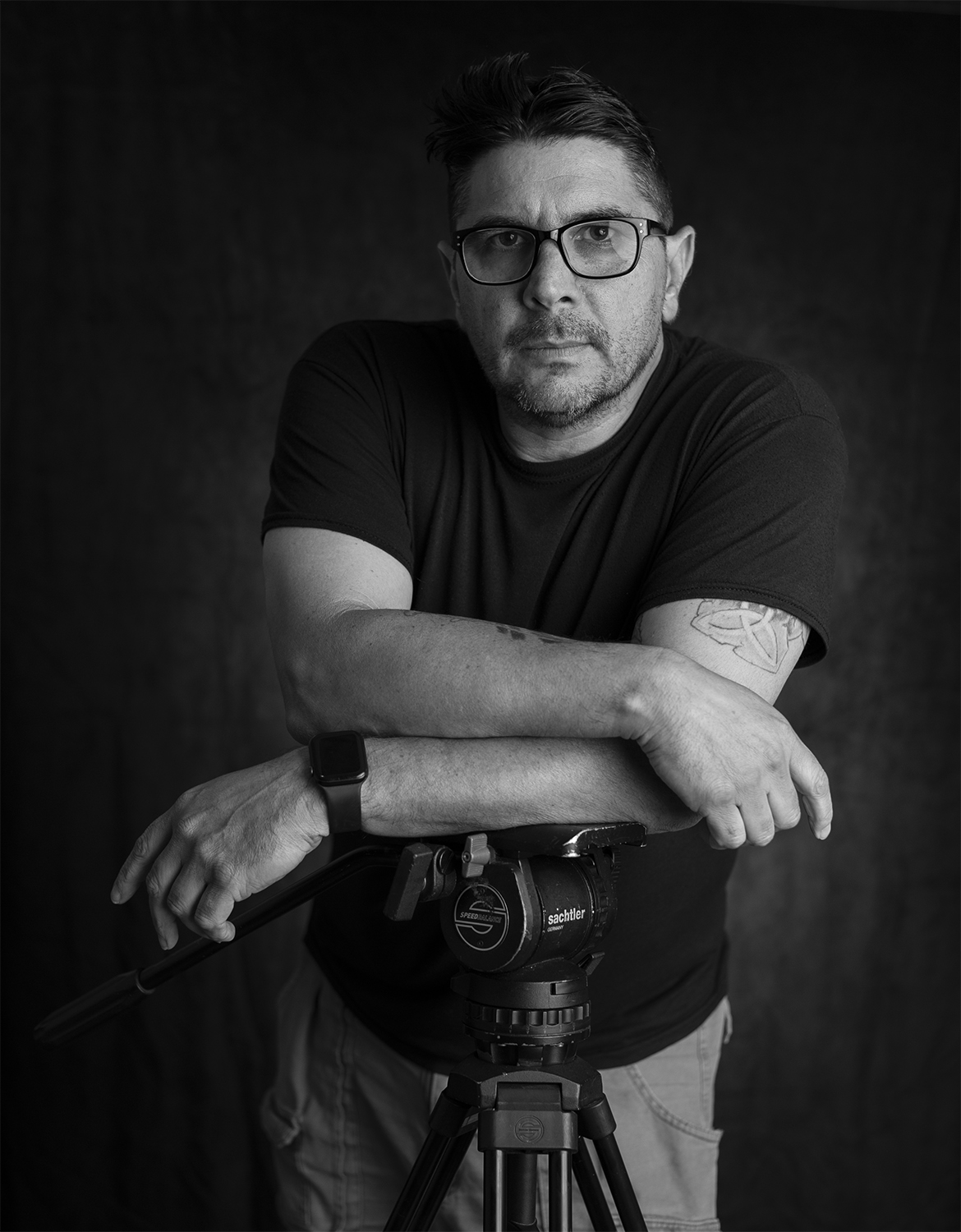 Joseph Daniel with camera